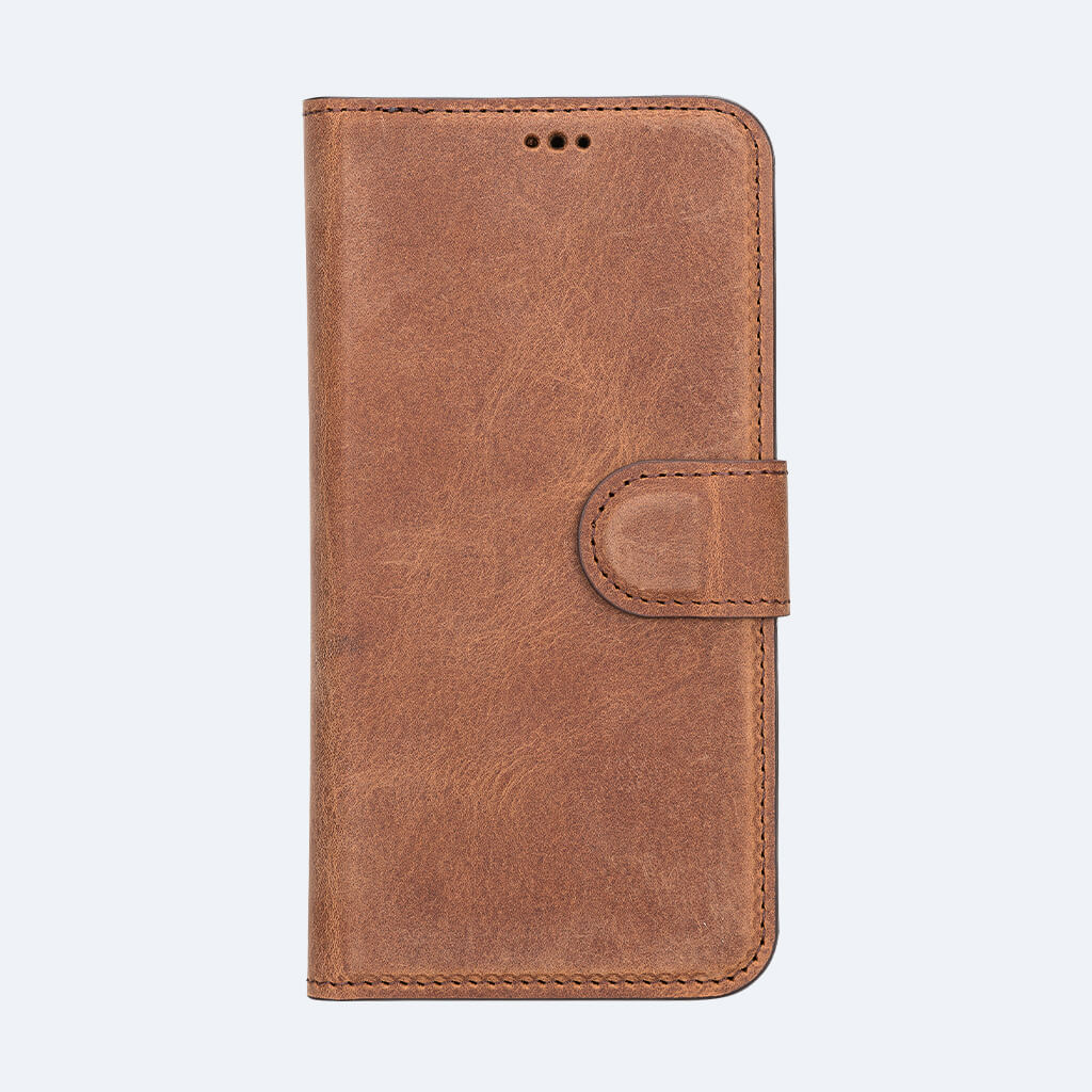 iPhone 15 Leather Wallet Case