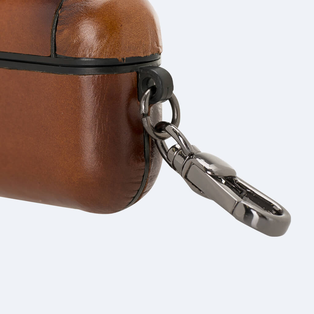 Leather Airpods Pro Case with Hook | Oxa Leather 55