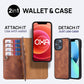 iPhone 13 Pro Max Leather Double Wallet Case