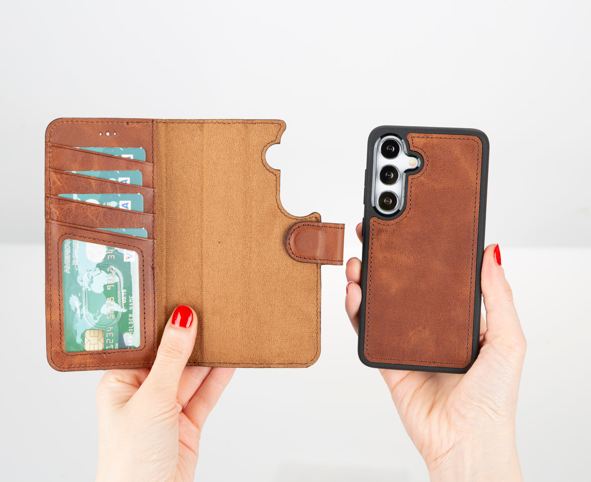 Samsung Galaxy S24 Leather Wallet Case