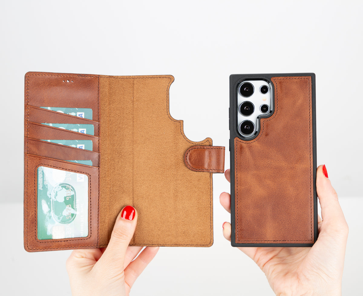 Samsung Galaxy S24 Ultra Leather Wallet Case