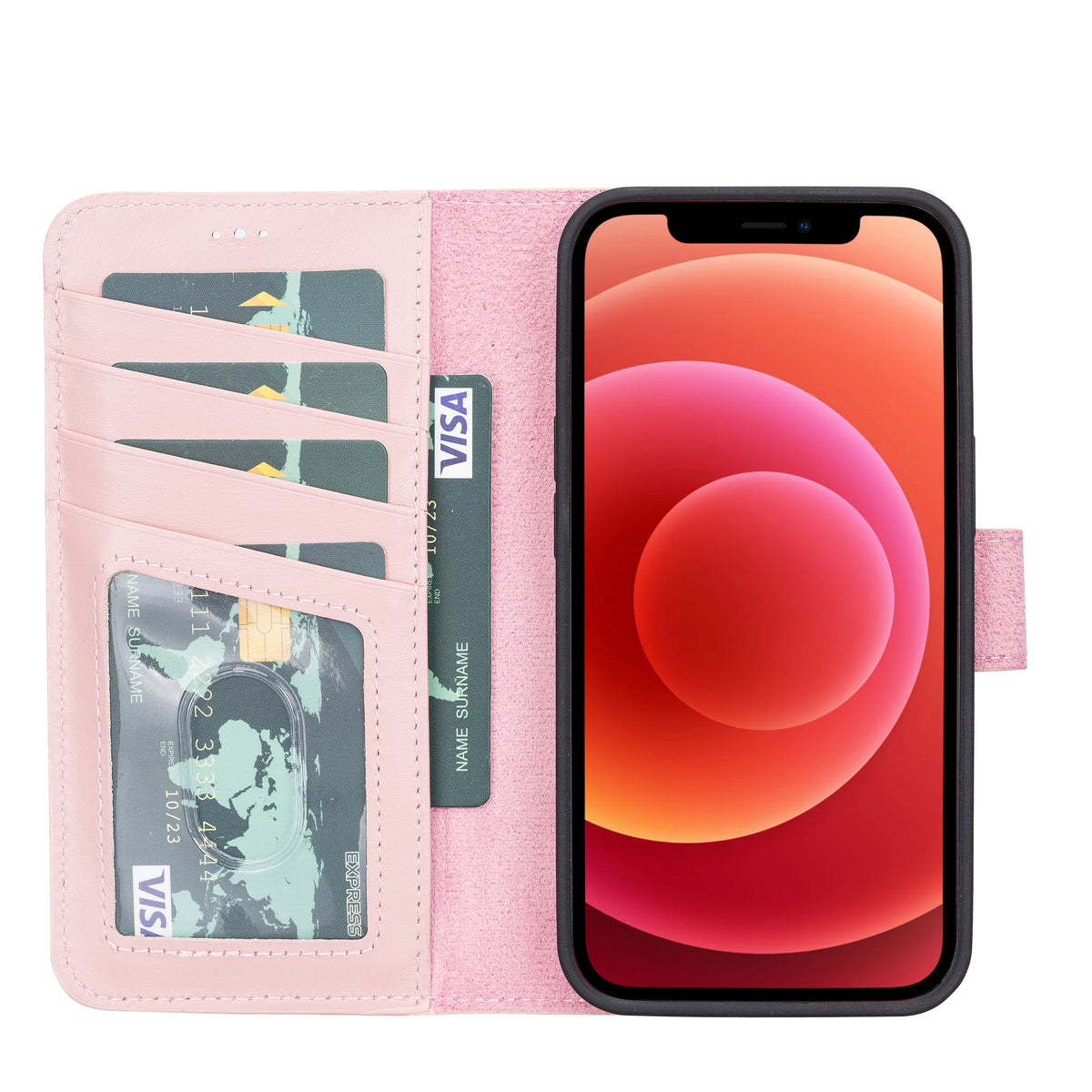 iPhone 13 Pro Leather Wallet Case