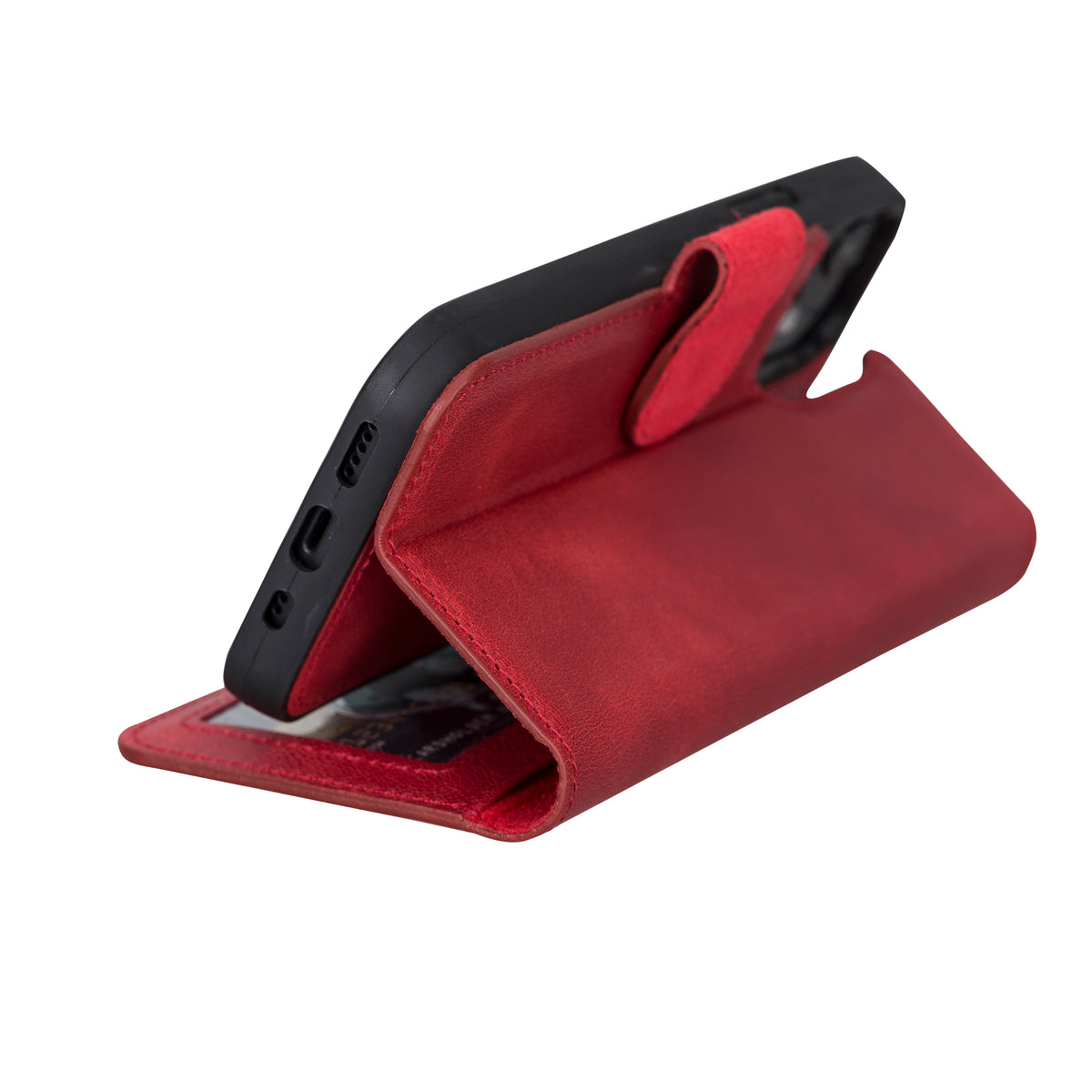 iPhone 13 Pro Leather Wallet Case