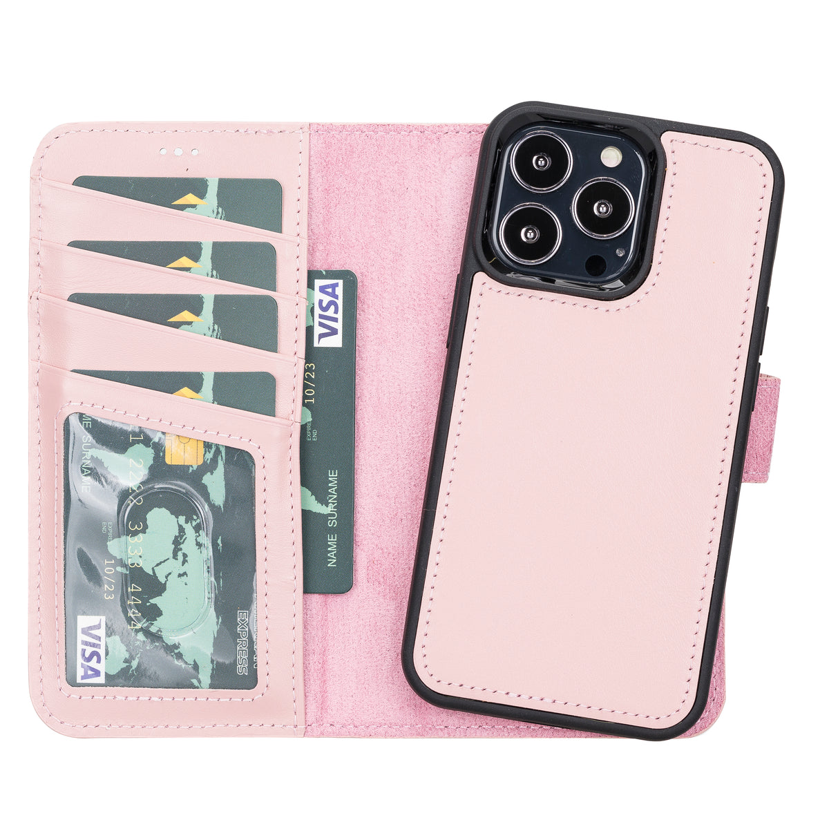 iPhone 13 Pro Leather Wallet Case
