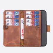 iPhone 13 Leather Double Wallet Case