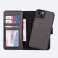 iPhone 13 Mini Leather Double Wallet Case