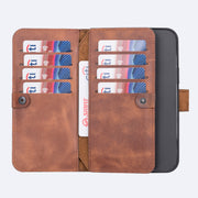 iPhone 13 Pro Max Leather Double Wallet Case