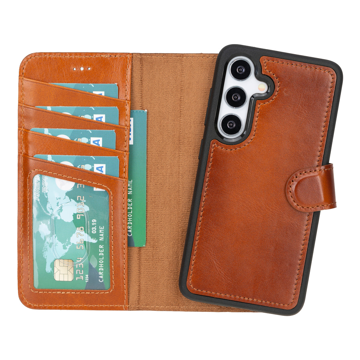 Samsung Galaxy S24 Plus Leather Wallet Case