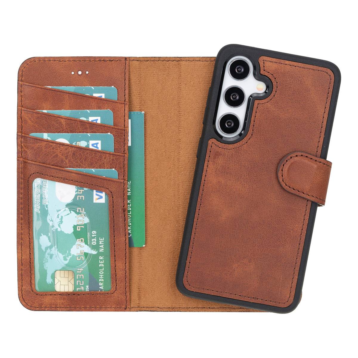 Samsung Galaxy S24 Leather Wallet Case