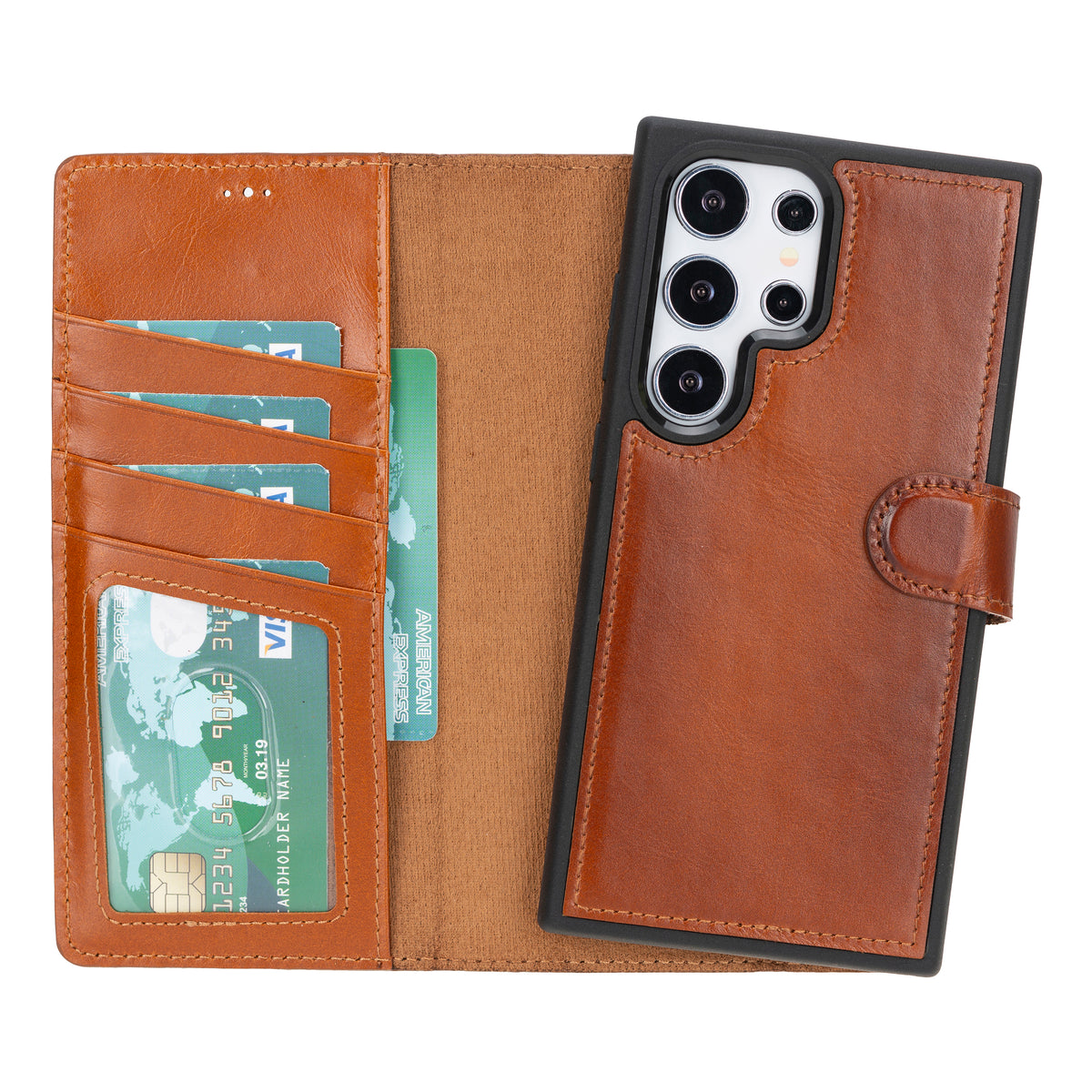 Samsung Galaxy S24 Ultra Leather Wallet Case
