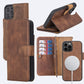 iPhone 12 Mini Leather Double Wallet Case