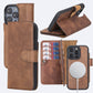 iPhone 14 Pro Max Leather Double Wallet Case