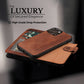 iPhone 15 Leather Wallet Case