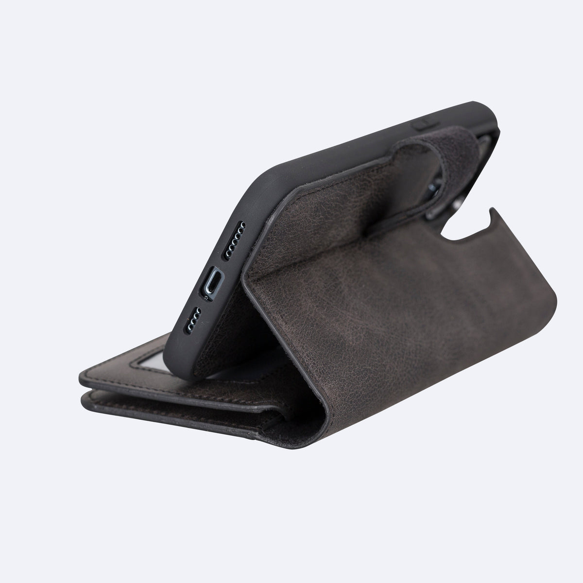 iPhone 15 Pro Max Leather Double Wallet Case