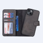 iPhone 14 Leather Double Wallet Case