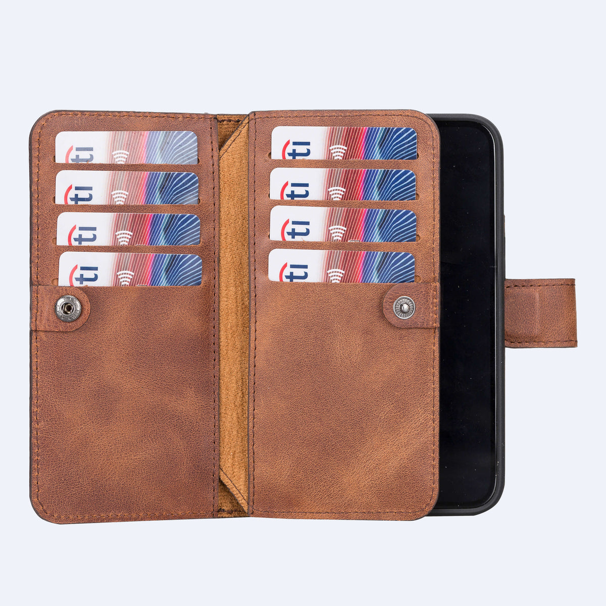 iPhone 14  Leather Double Wallet Case