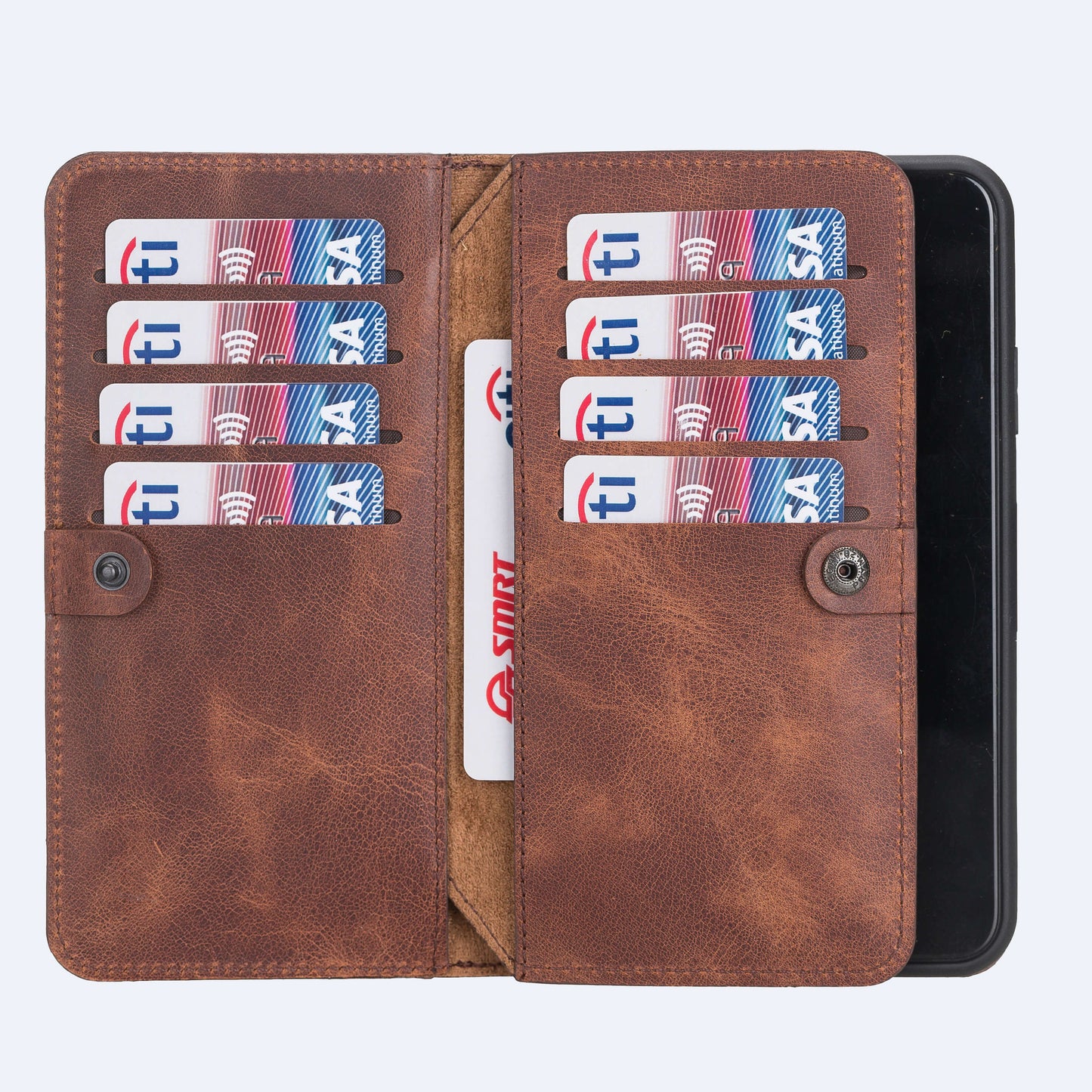 iPhone 11 Pro Max Leather Double Wallet Case