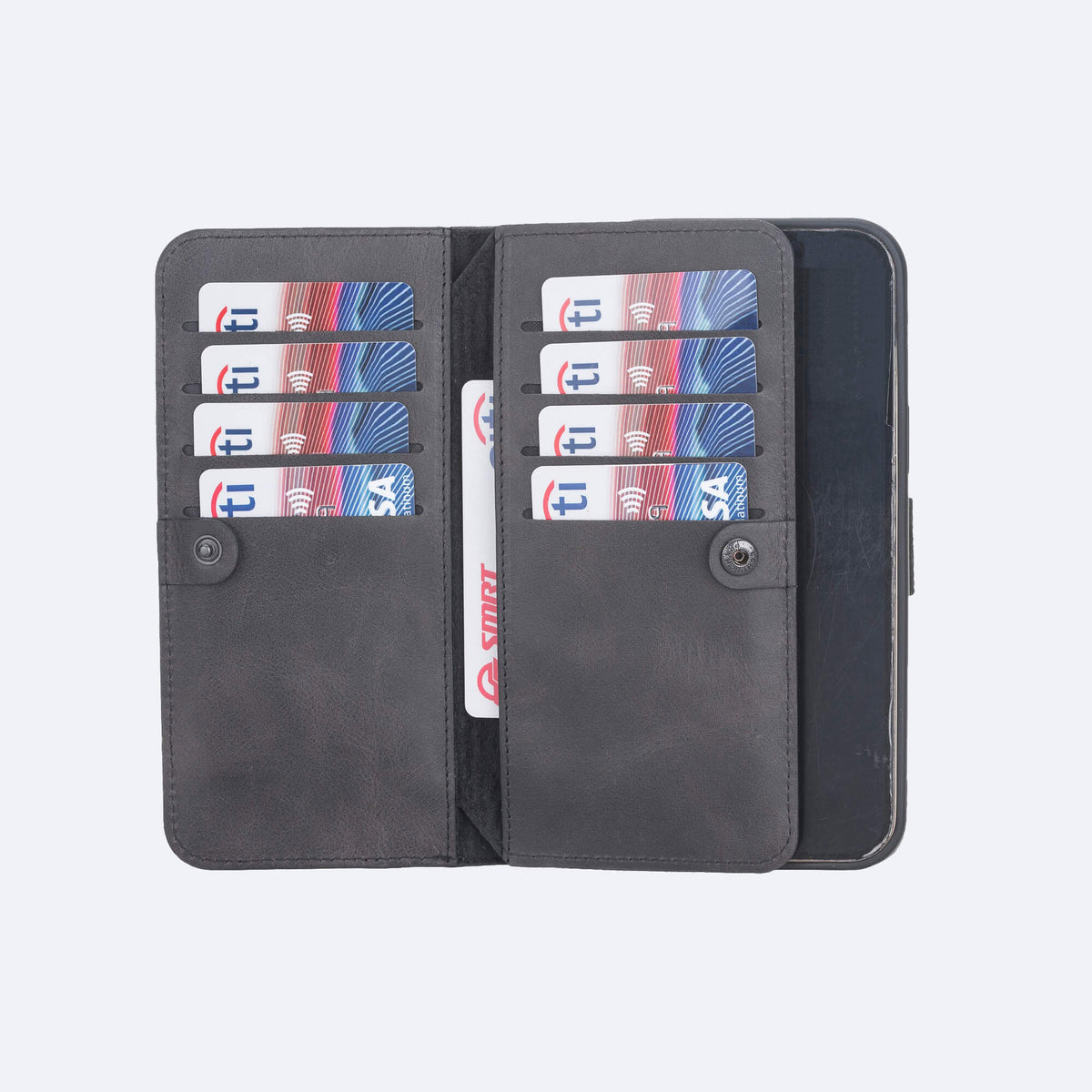 iPhone 12 Pro Max Leather Double Wallet Case