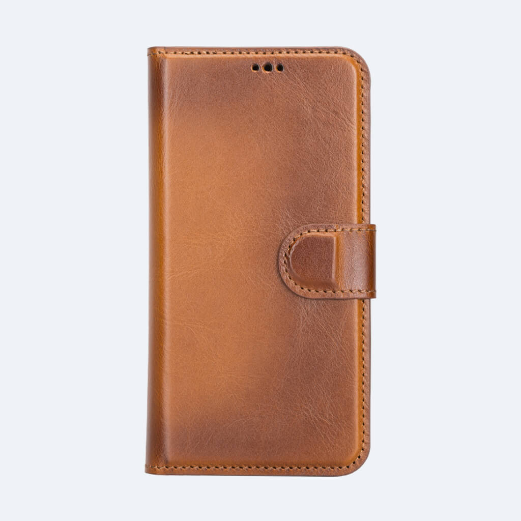 iPhone 15 Leather Wallet Case