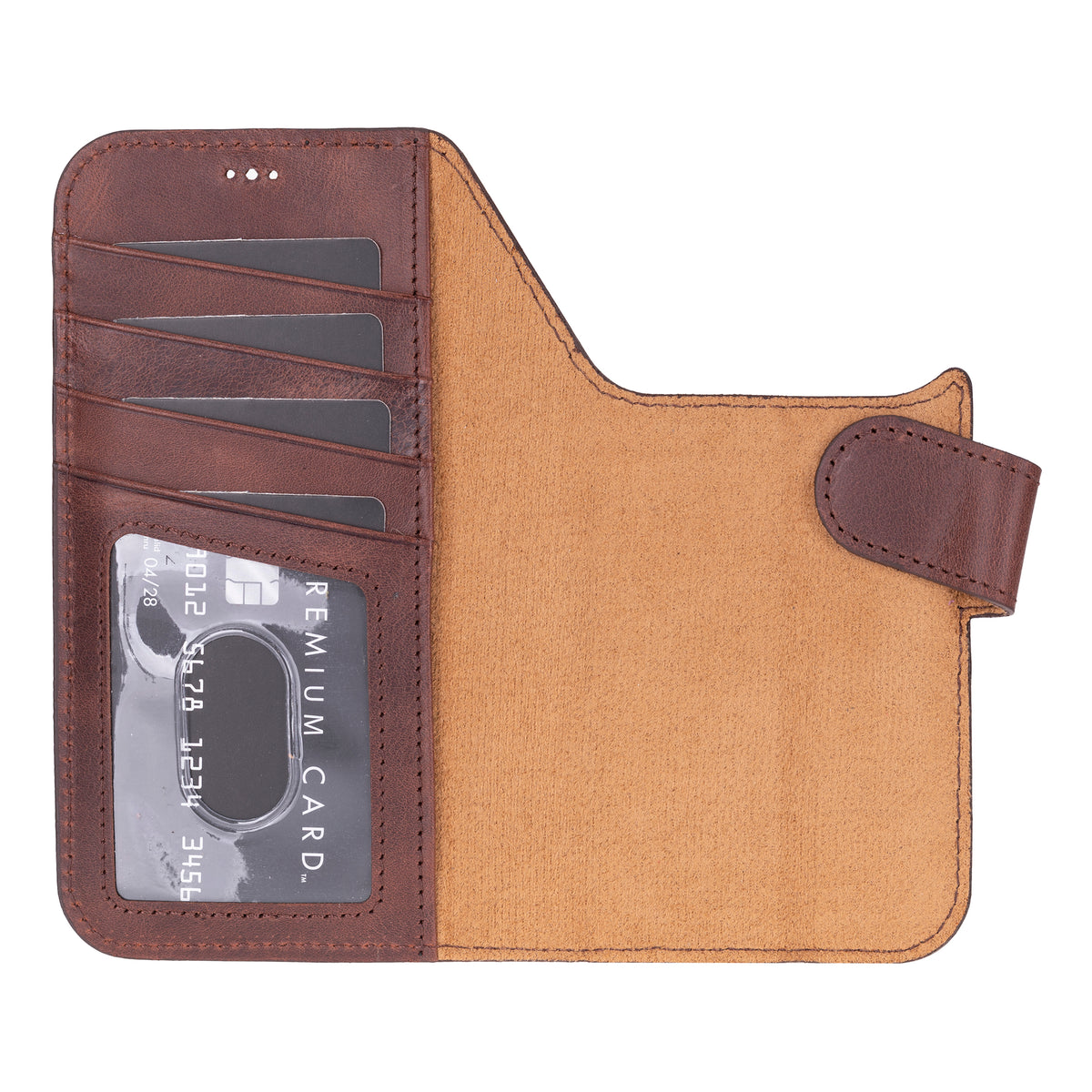 iPhone 18 Pro Max Leather Double Wallet Case