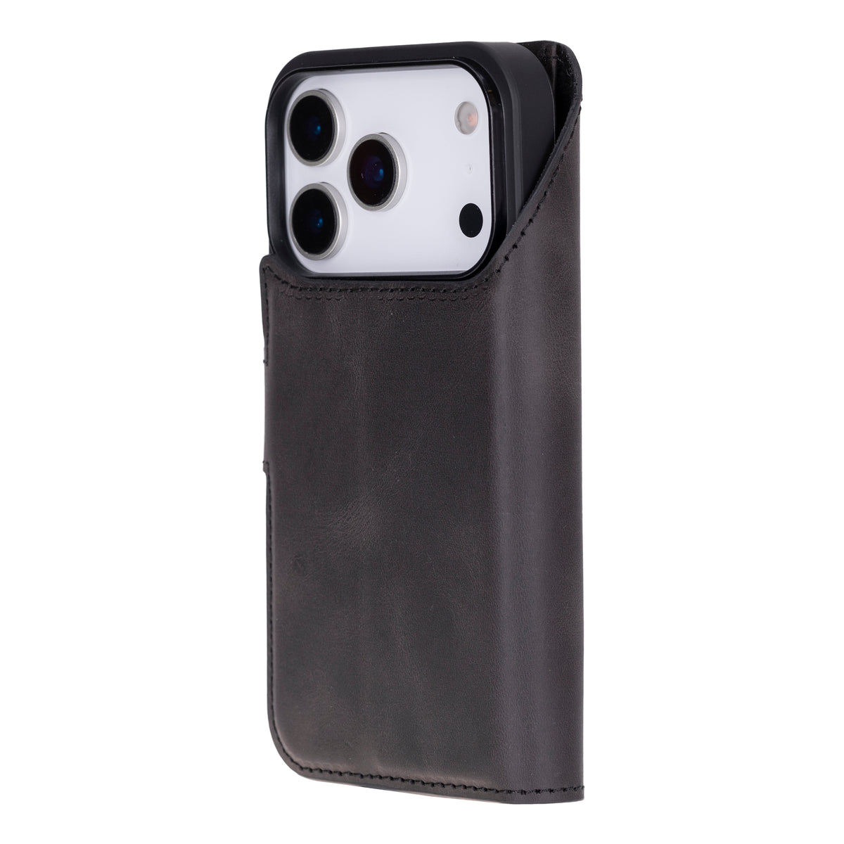 iPhone 18 Pro Leather Double Wallet Case