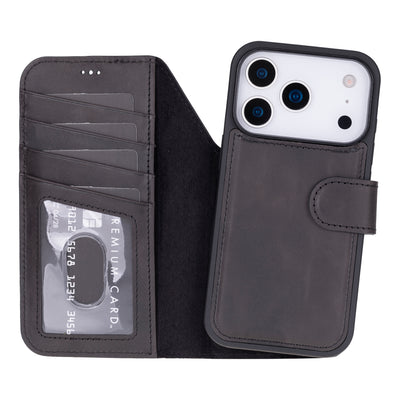 iPhone 18 Pro Leather Wallet Case
