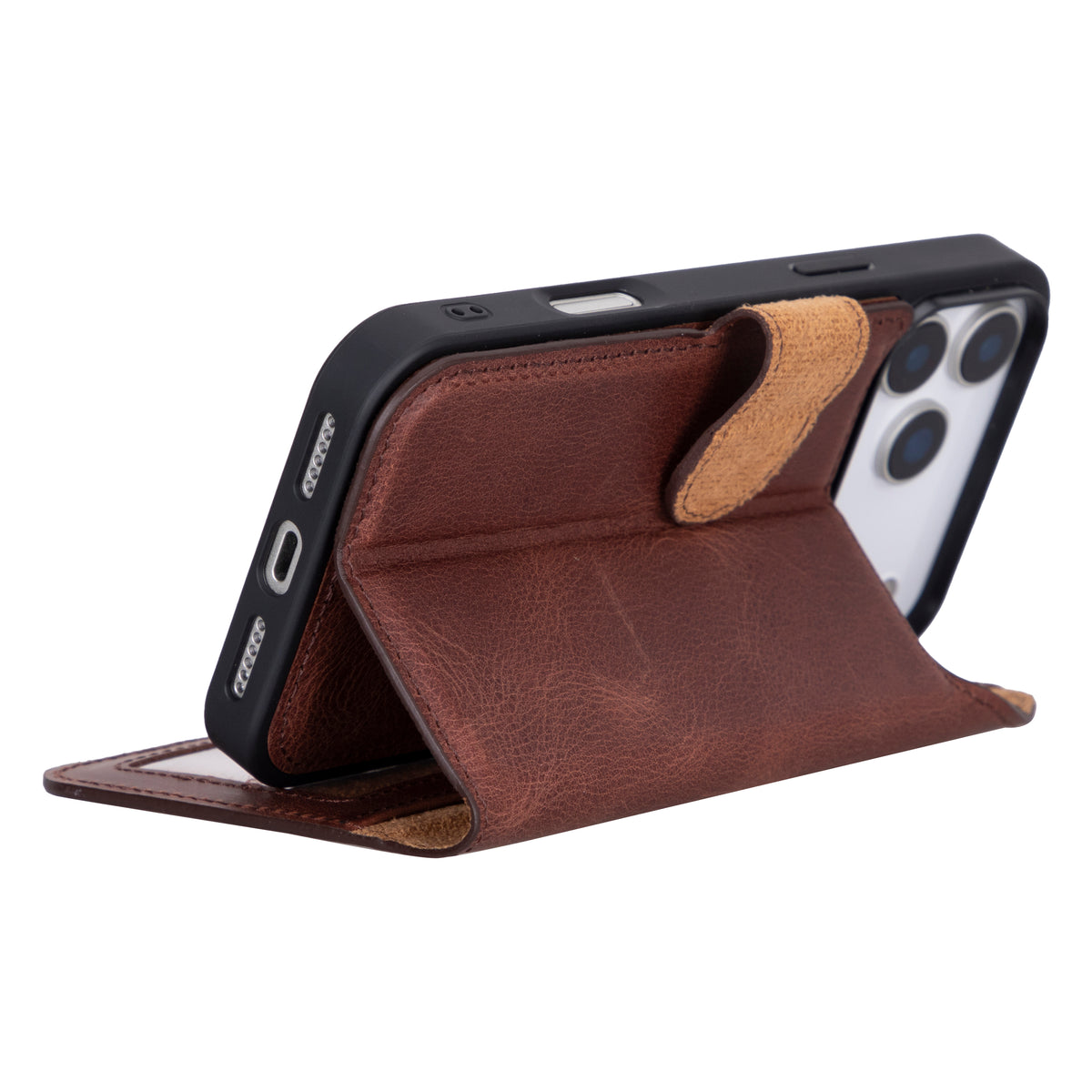 iPhone 18 Pro Max Leather Double Wallet Case