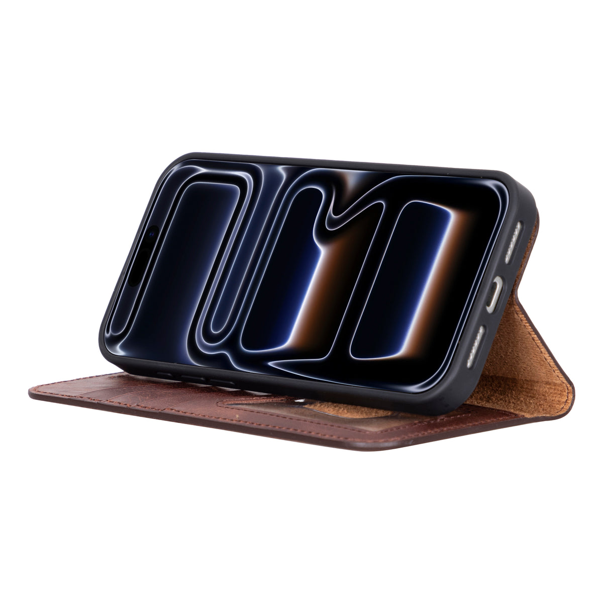 iPhone 18 Pro Leather Double Wallet Case