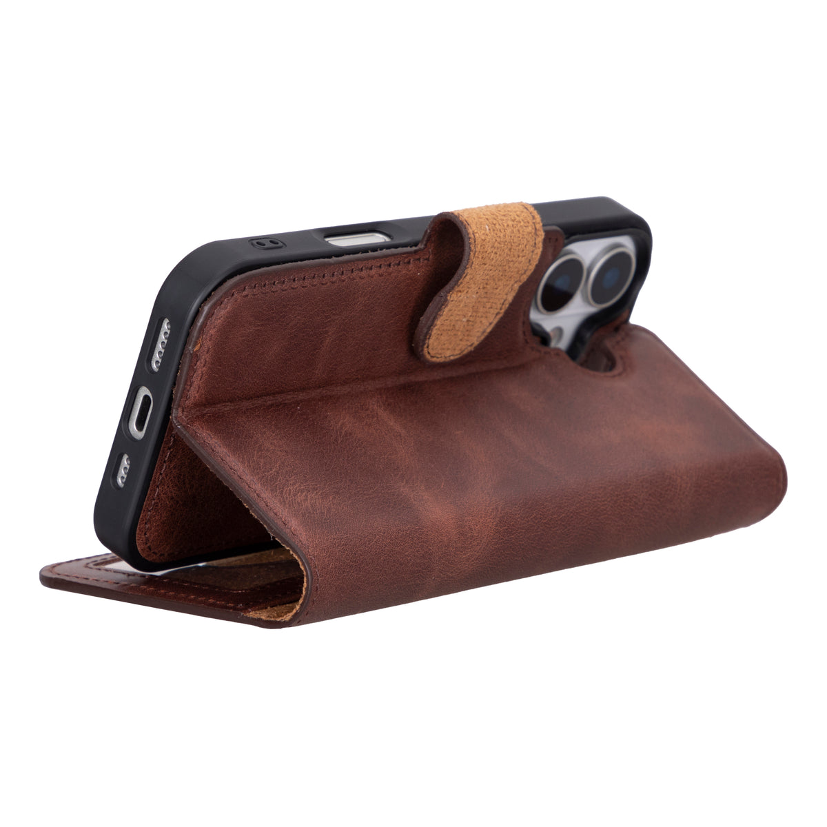 iPhone 17 Leather Wallet Case