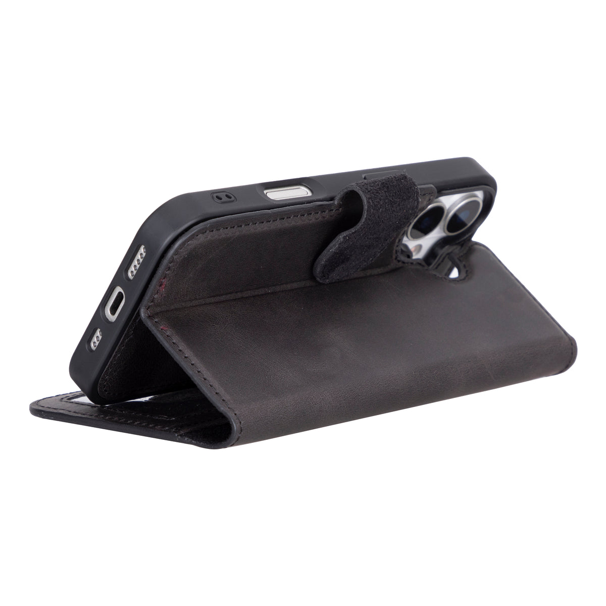 iPhone 17 Leather Wallet Case