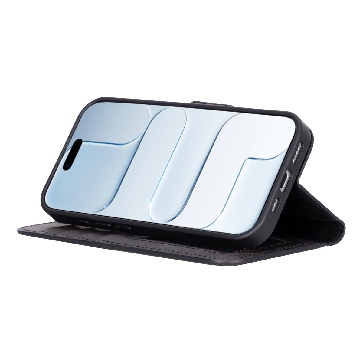 iPhone 17 Leather Wallet Case