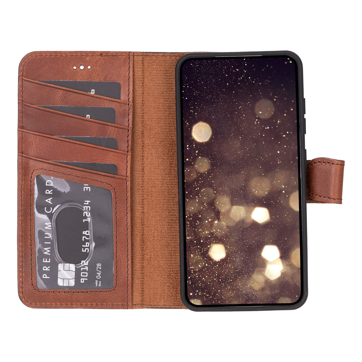 Samsung Galaxy S25 Plus Leather Wallet Case