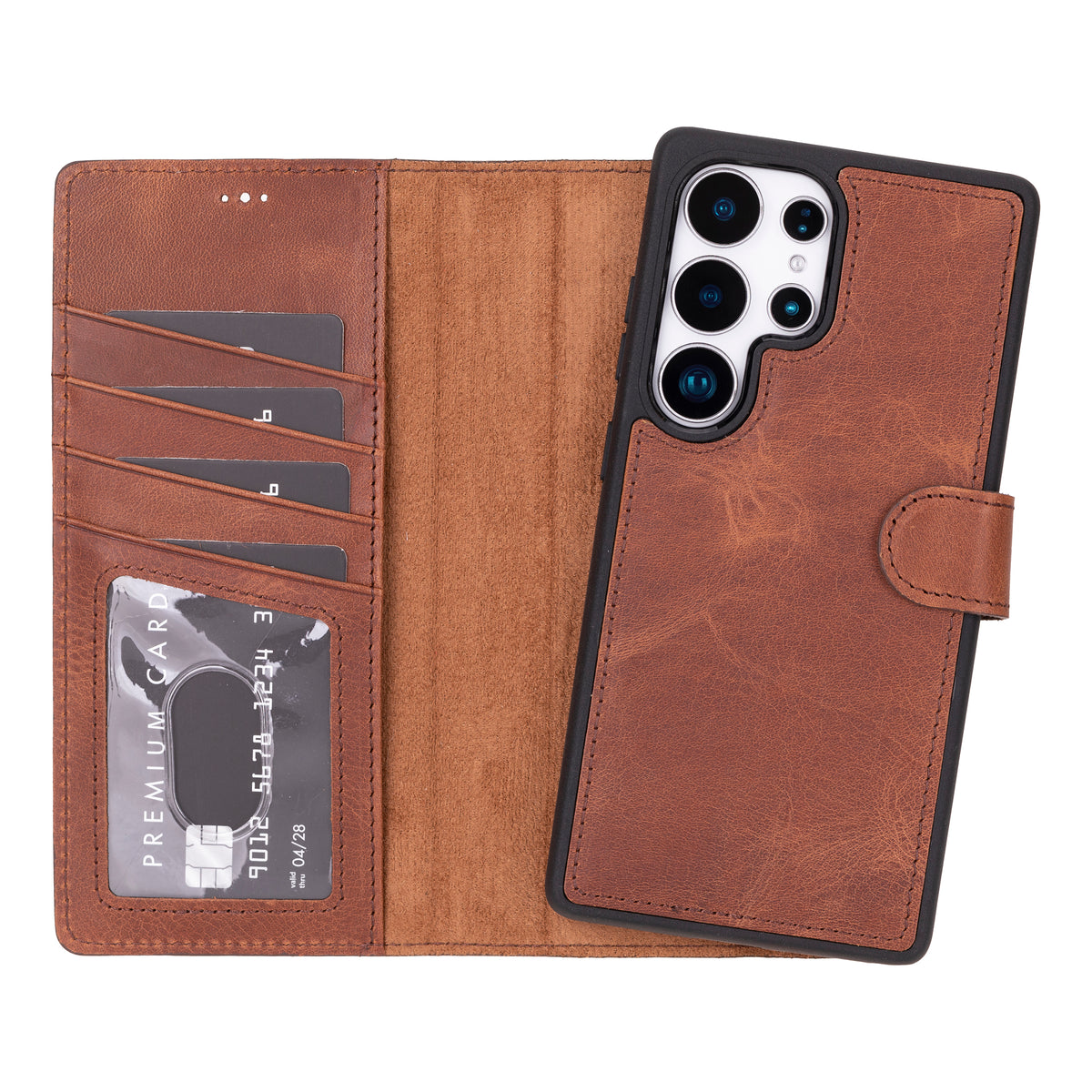 Samsung Galaxy S25 Ultra Leather Wallet Case