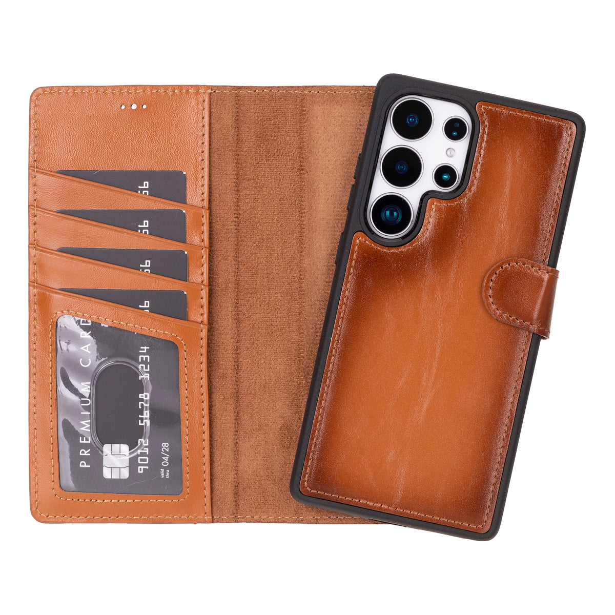 Samsung Galaxy S25 Ultra Leather Wallet Case
