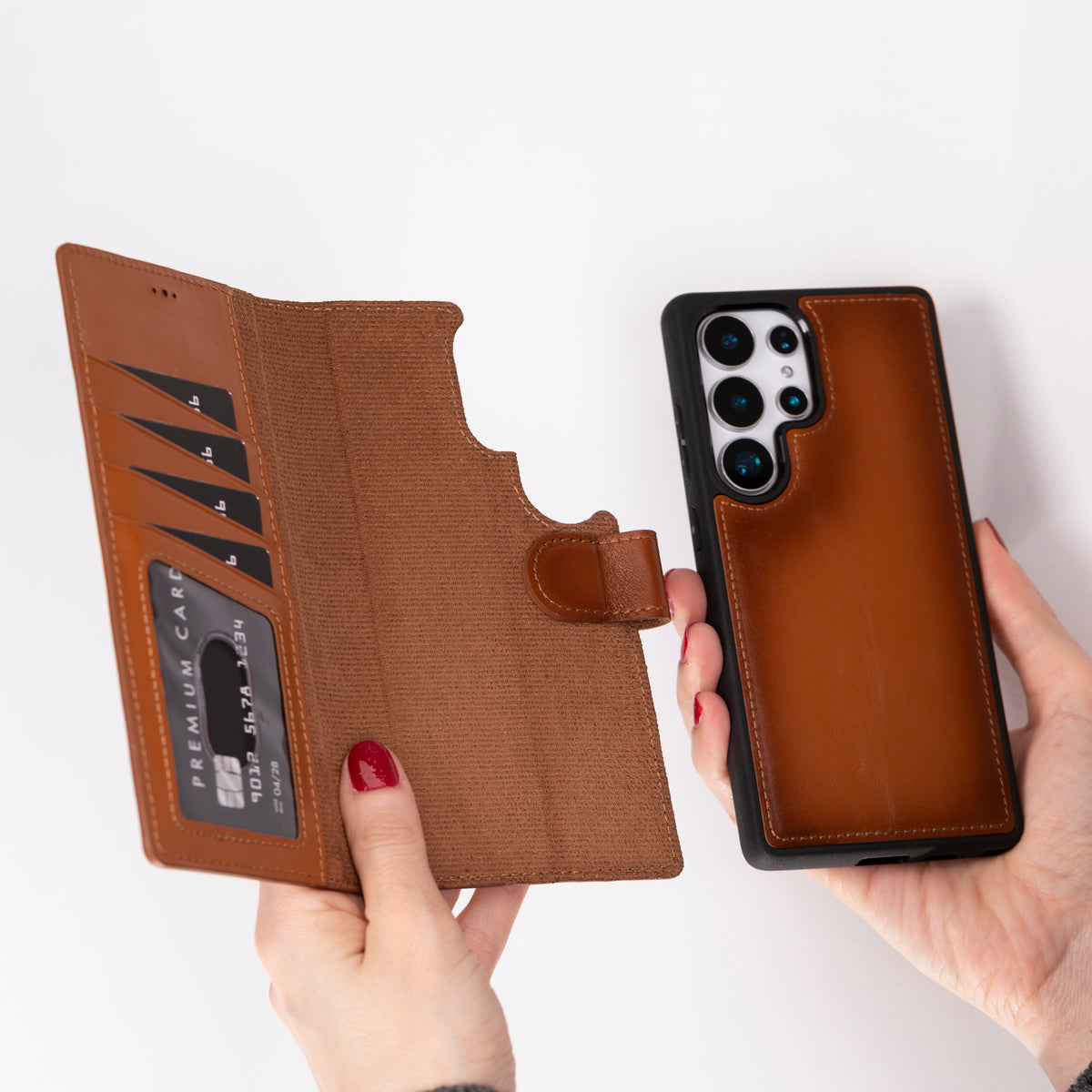 Samsung Galaxy S25 Ultra Leather Wallet Case