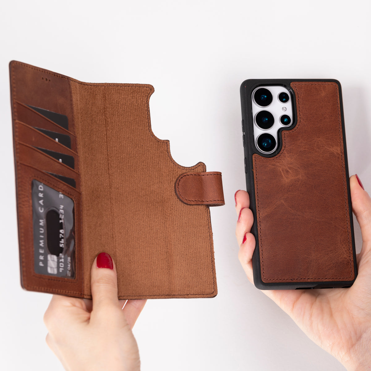 Samsung Galaxy S25 Ultra Leather Wallet Case