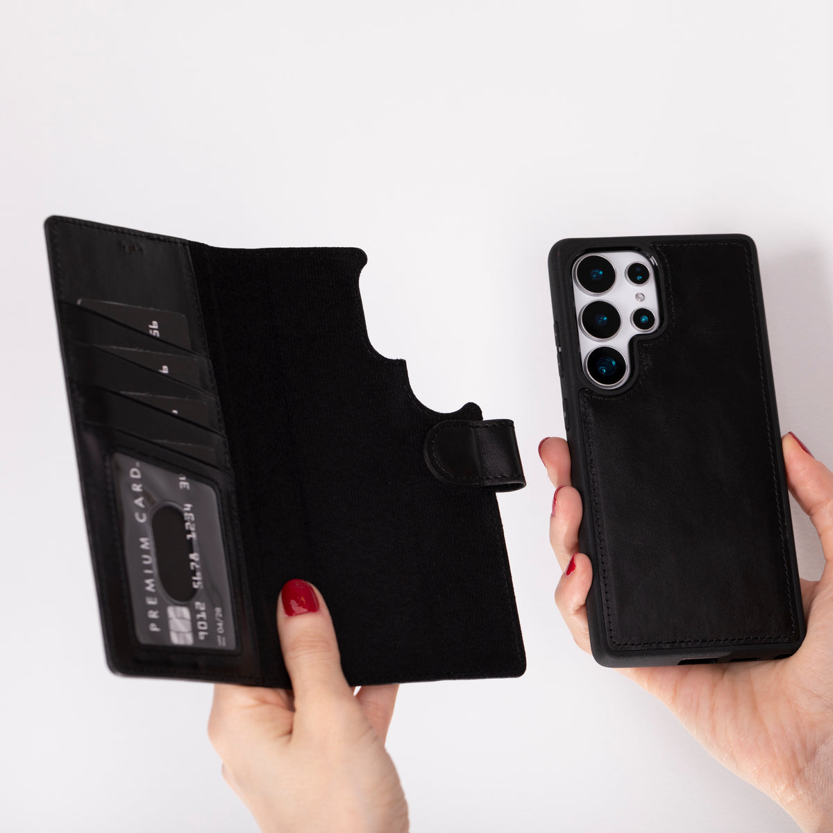 Samsung Galaxy S25 Ultra Leather Wallet Case
