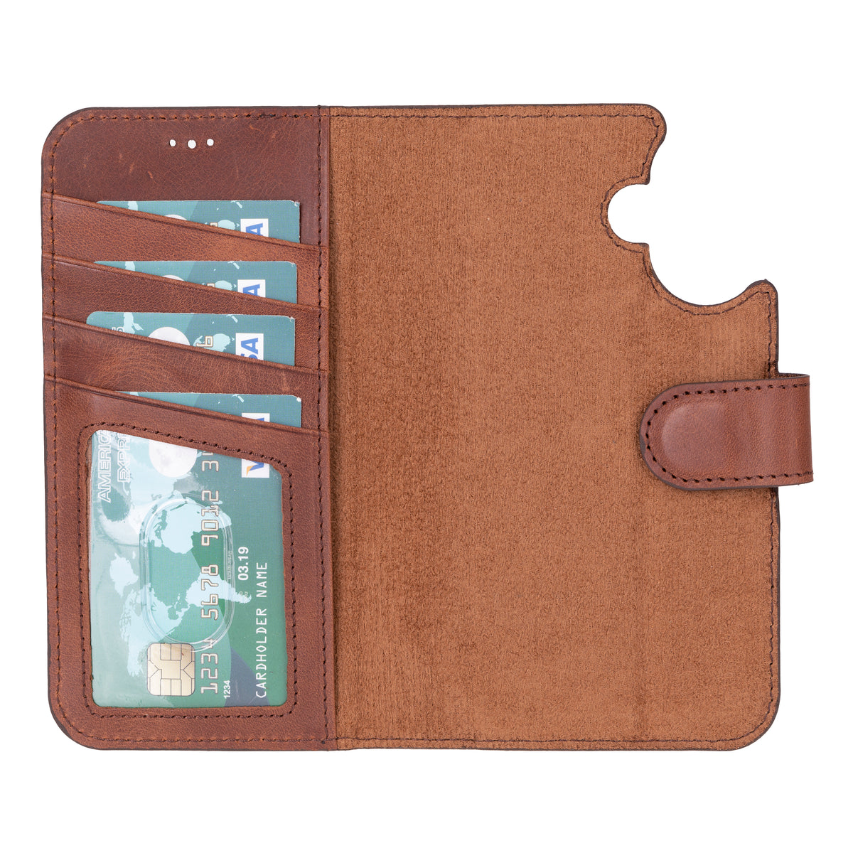 iPhone 16 Leather Wallet Case
