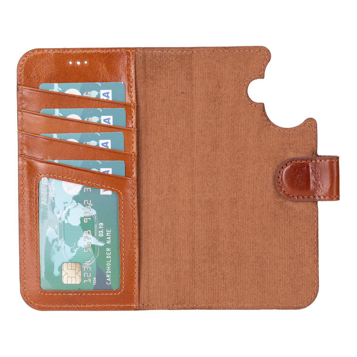 iPhone 16 Leather Wallet Case