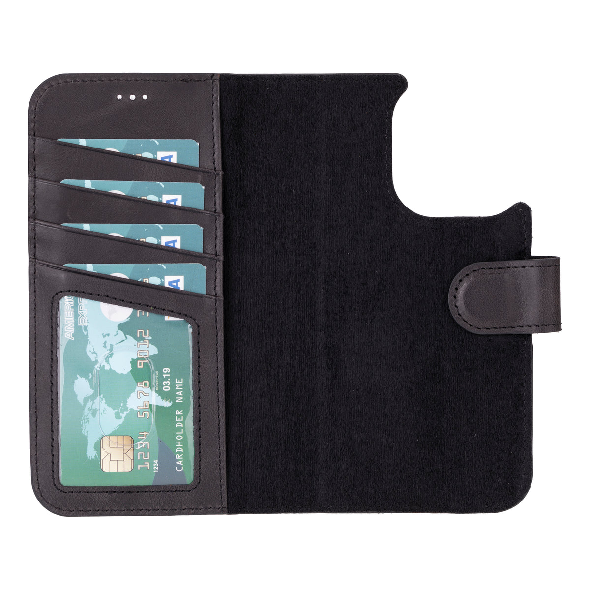 iPhone 16 Pro Leather Wallet Case