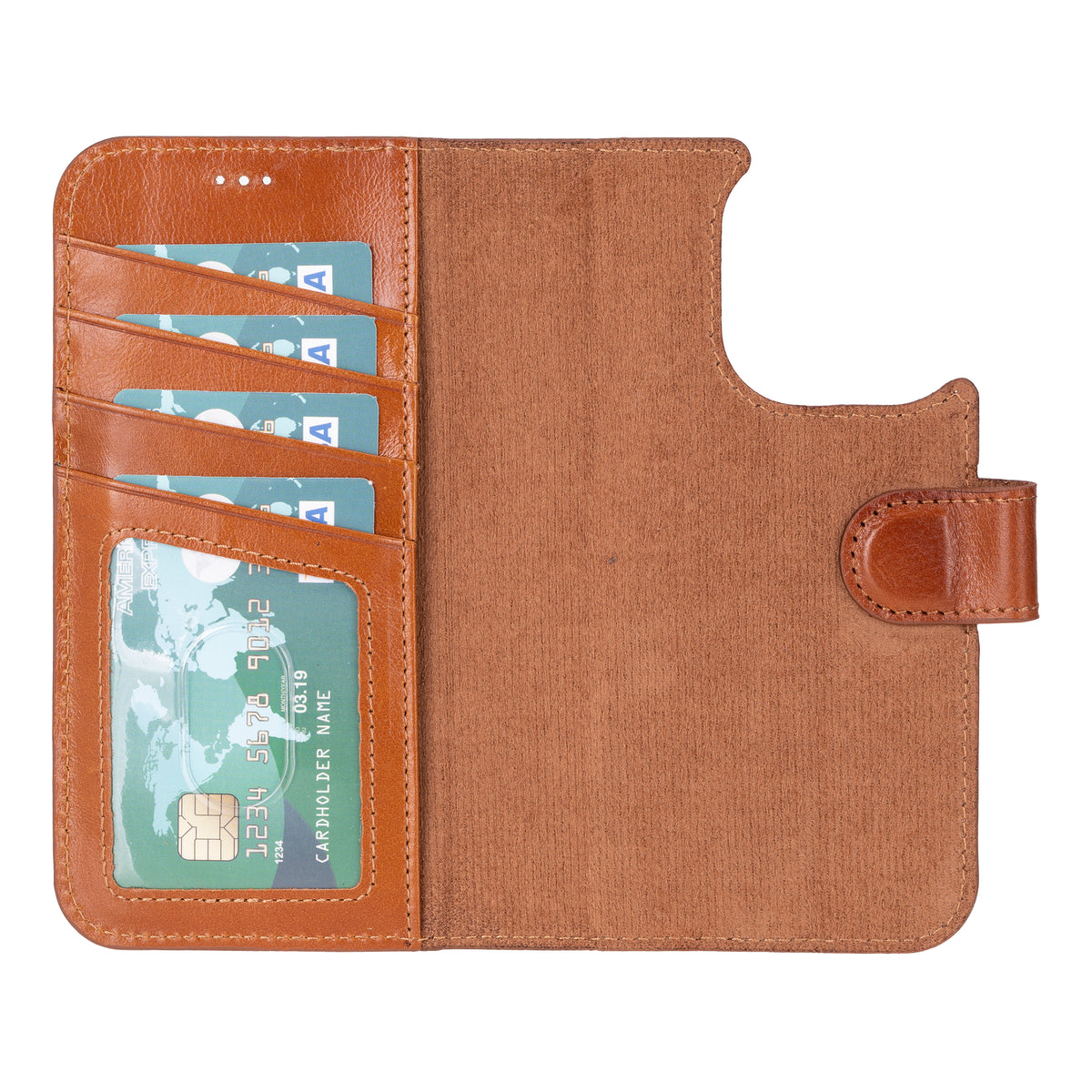 iPhone 16 Pro Leather Wallet Case