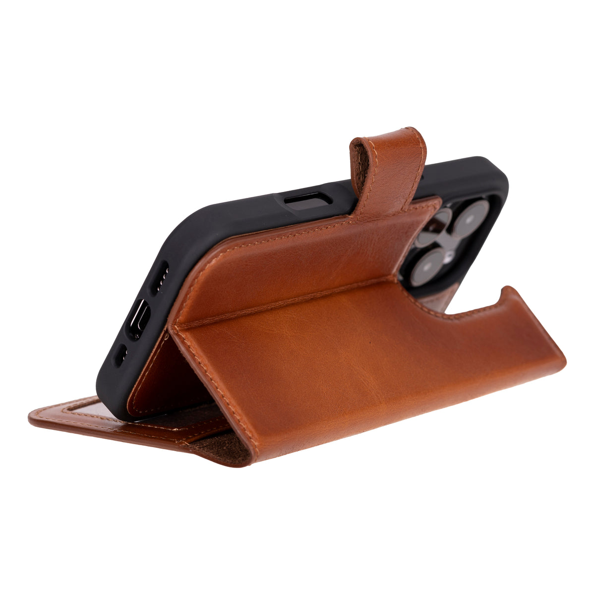 iPhone 16 Pro Leather Wallet Case