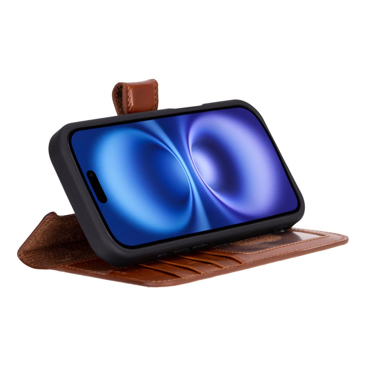 iPhone 16 Pro Leather Wallet Case