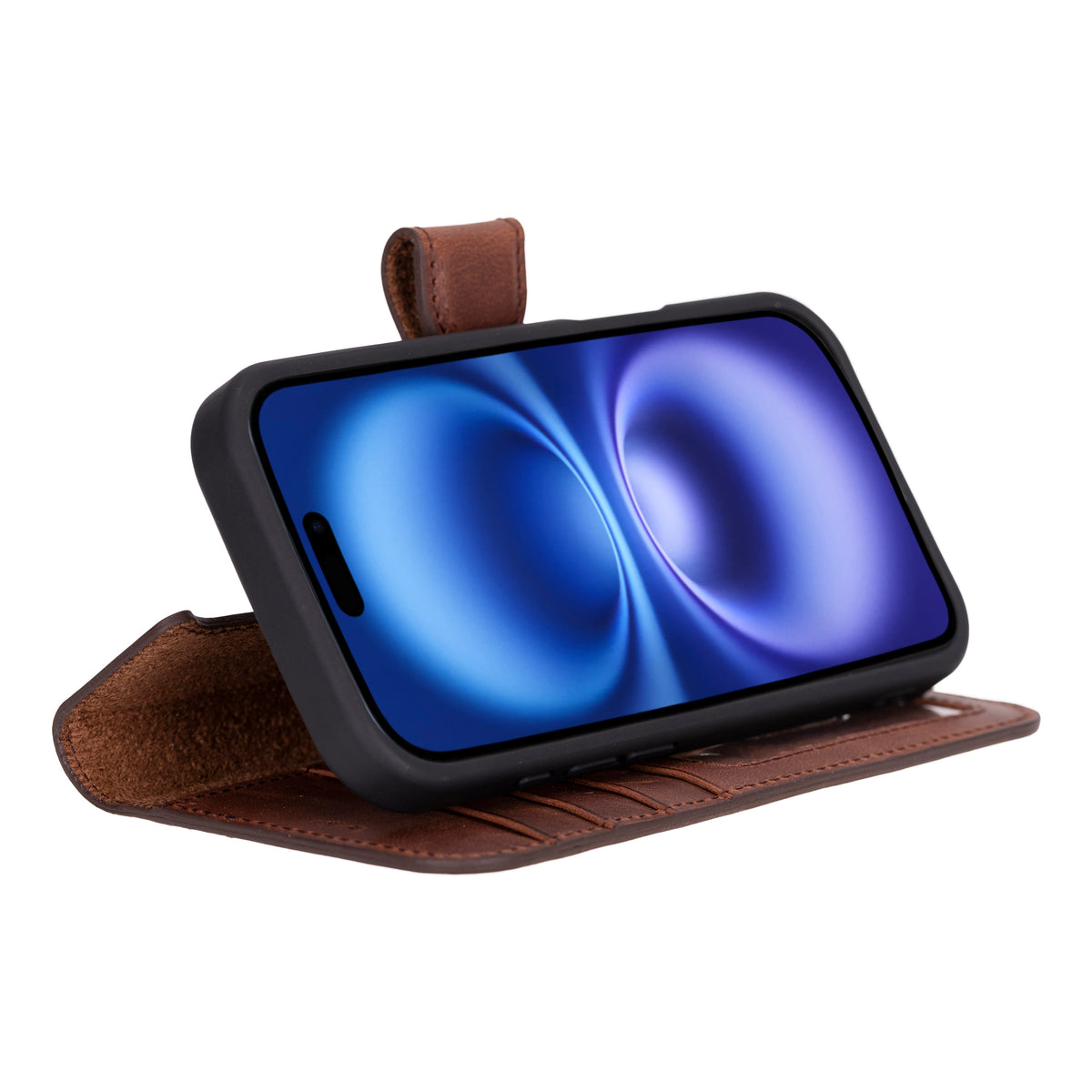 iPhone 16 Pro Leather Wallet Case