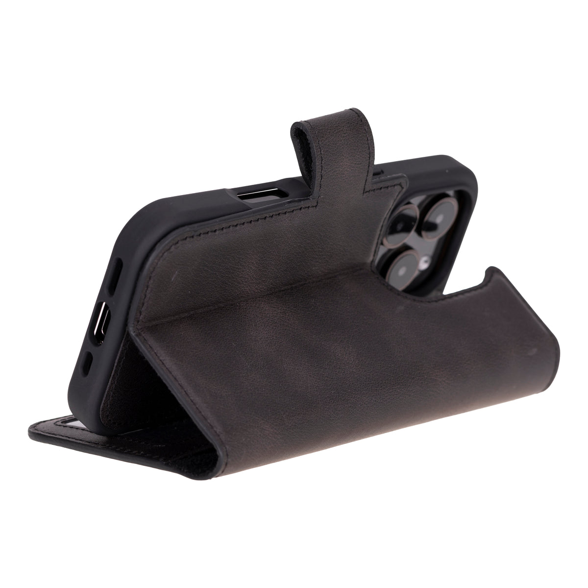 iPhone 16 Pro Leather Wallet Case