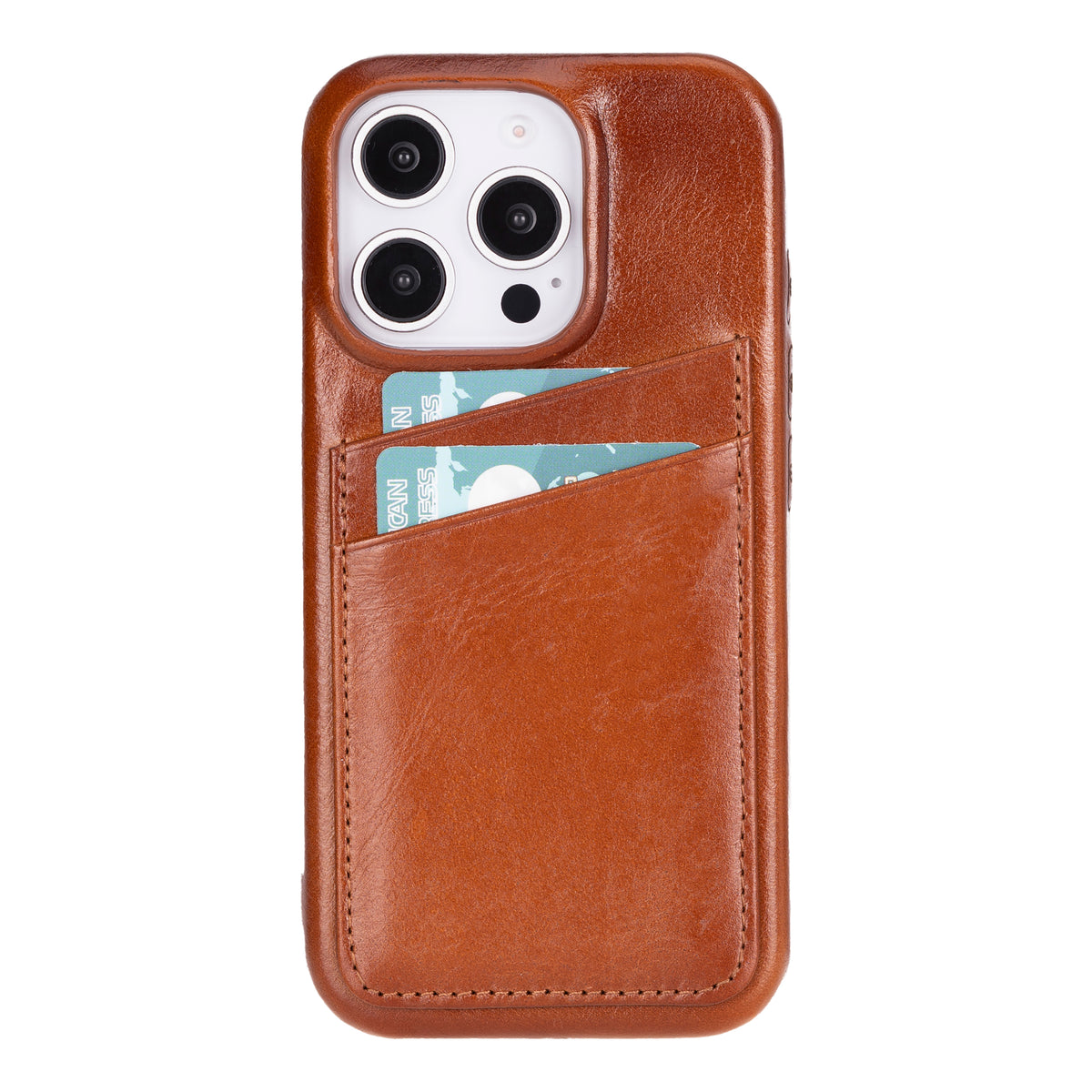 iPhone 16 Pro Leather Case with Card Holder