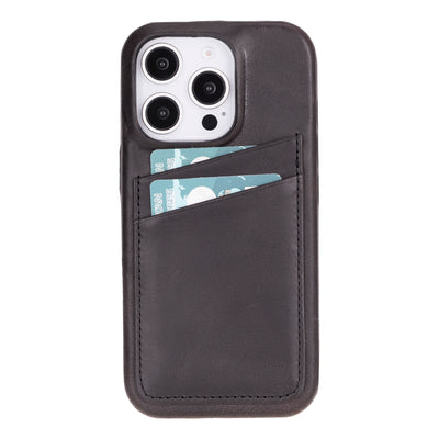 iPhone 16 Pro Max Leather Case with Card Holder