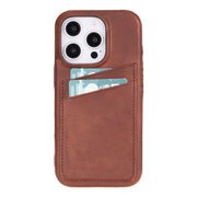 iPhone 16 Pro Leather Case with Card Holder