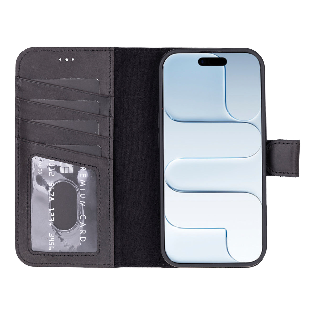 iPhone 17 Leather Wallet Case