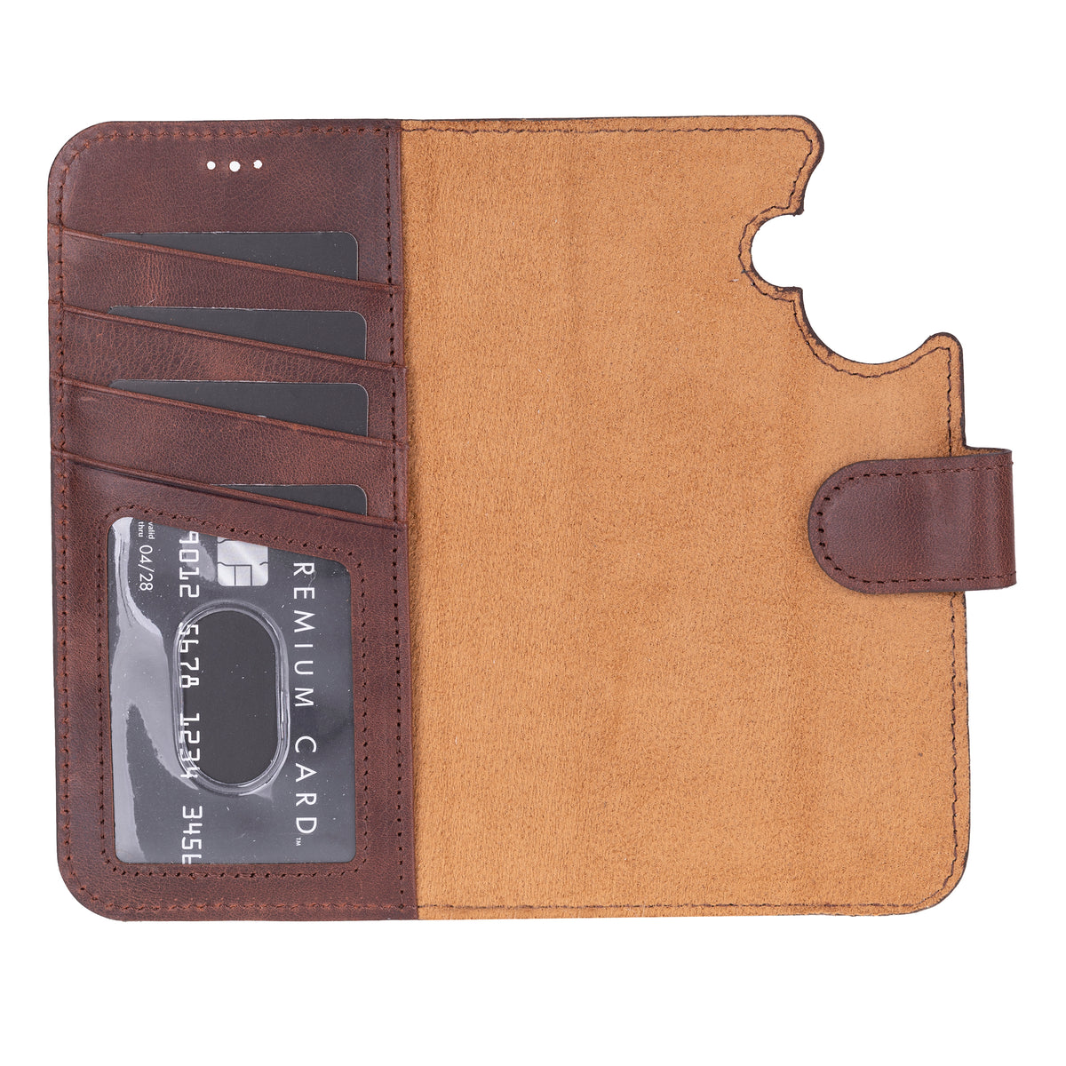 iPhone 17 Leather Wallet Case